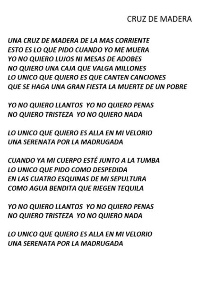Cruz de Madera Lyrics in English: A Deep Dive into the Song's Meaning