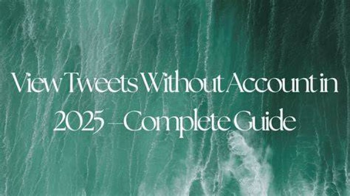How to View Tweets Without an Account: A Comprehensive Guide